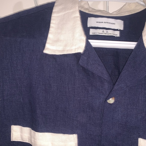 navy & white button up - Picture 2 of 2